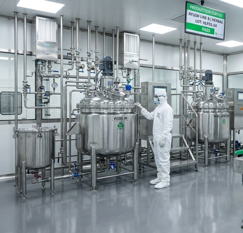 Stainless steel extraction vessel suite